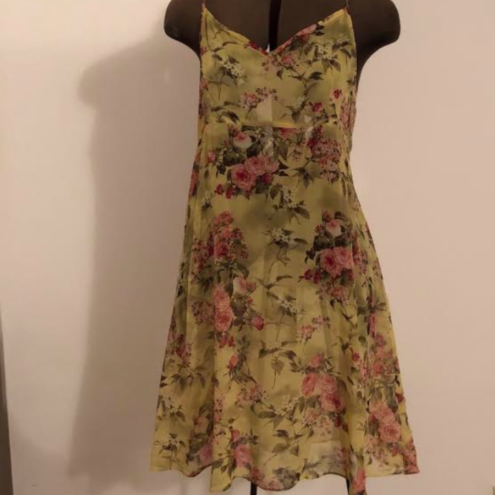 Lilith green mini slip dress